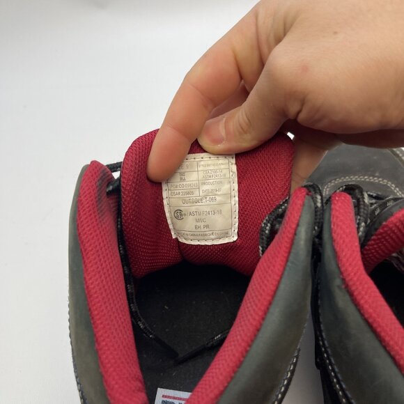 Big Bill Big Basket 6'' Metal Free Safety Shoes Men Sz 9 US Blue / Black / Red - Picture 11 of 15